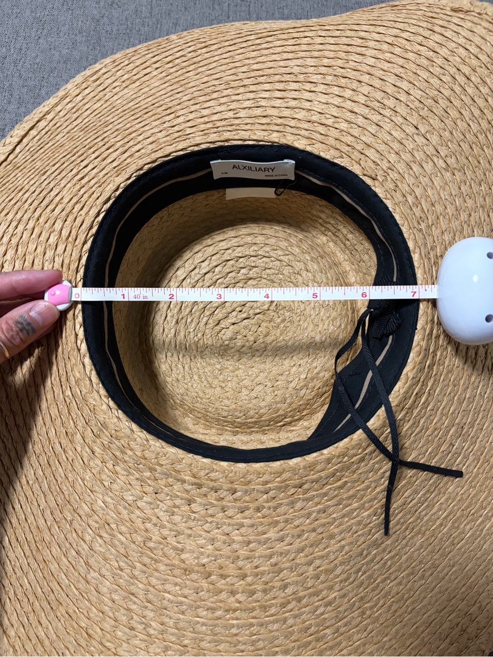 Auxiliary Tan Woven Wide-Brim Sun Hat - Picture 2 of 7